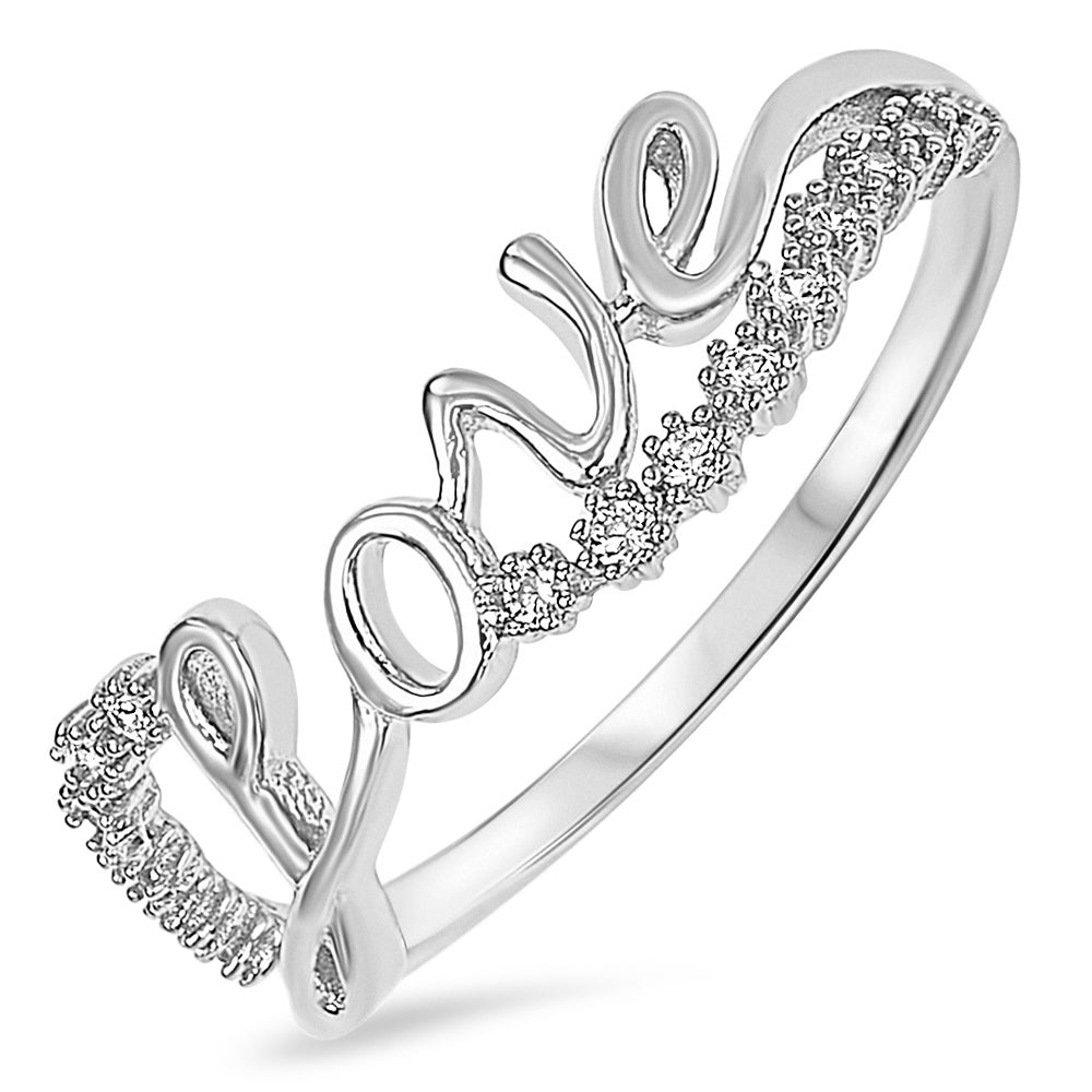 Sterling Silver 925 Love Ring