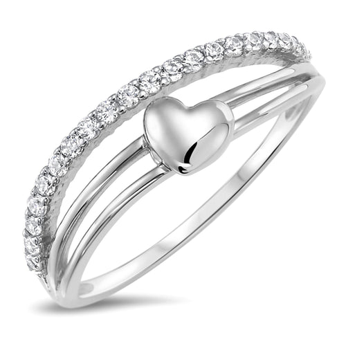 Sterling Silver 925 Heart Ring