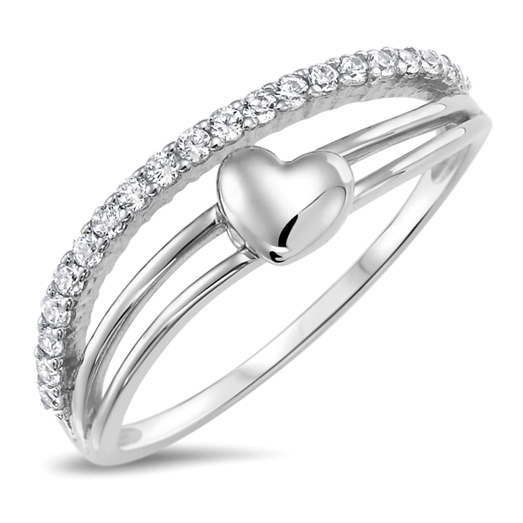 Sterling Silver 925 Heart Ring