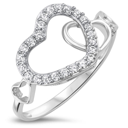 Sterling Silver 925 Heart Ring
