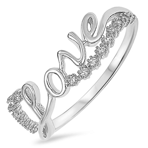 Sterling Silver 925 Love Ring