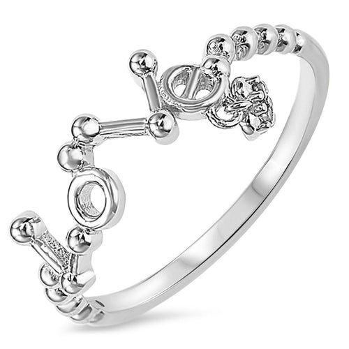 Sterling Silver 925 Love Ring