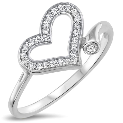 Sterling Silver 925 Heart Ring