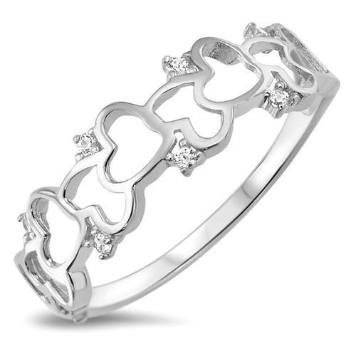 Sterling Silver 925 Heart Ring