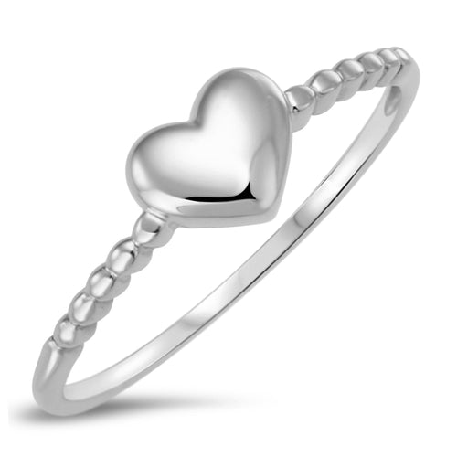 Sterling Silver 925 Heart Ring