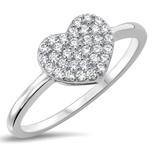 Sterling Silver 925 Heart Ring