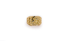 Load image into Gallery viewer, 10k Yellow Gold Rectangle Nugget Small Pinky Ring